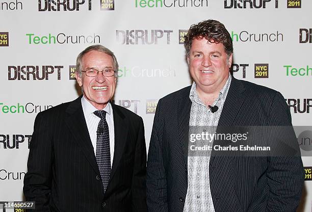 Don Runkle and Craig Bramscher of EcoMotors attend TechCrunch Disrupt New York May 2011 at Pier 94 on May 25, 2011 in New York City.