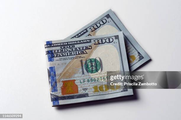 money - dollar bills - american one hundred dollar bill stock pictures, royalty-free photos & images