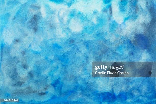 watercolor background in gray and blue tones - dark blue sky background stock pictures, royalty-free photos & images