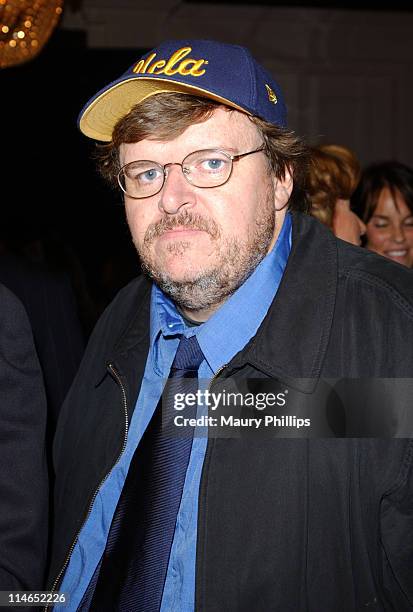 Michael Moore during Rainbow/PUSH Coalition Fifth Annual Awards Dinner and 61st Birthday Celebration for Rev. Jesse Jackson, Sr. - Arrivals at The...