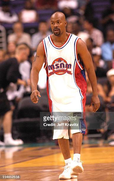 Darrin Henson during 18th Annual A Midsummer Night's Magic Weekend All-Star Basketball Game at Staples Center in Los Angeles, California, United...