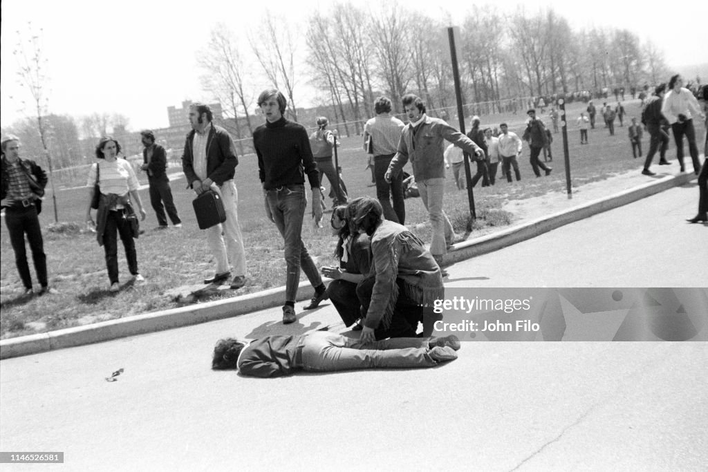 Jeffrey Miller Shot At Kent State Protest