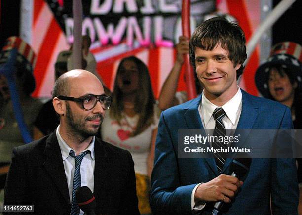 Andrew Duncan and Damian Kulash from the group OK Go