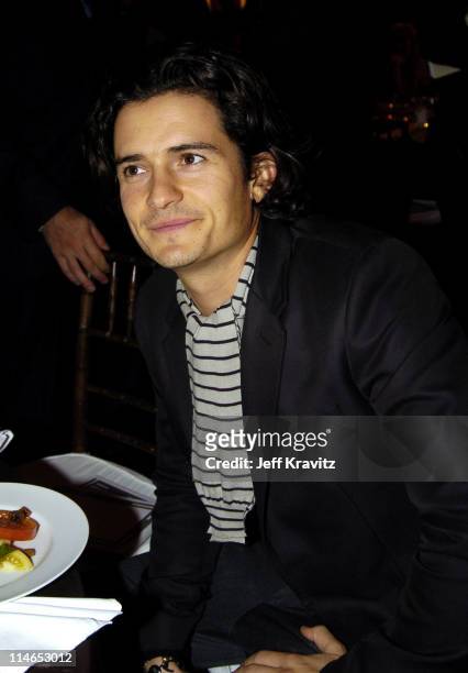 Orlando Bloom during Ambassadors For Humanity Honoring President William Jefferson Clinton To Benefit The Shoah Foundation at Universal City in Los...