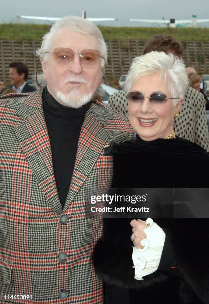 Marty Ingels and Shirley Jones during 2005 TV Land Awards - Red Carpet at Barker Hangar in Santa Monica, California, United States.