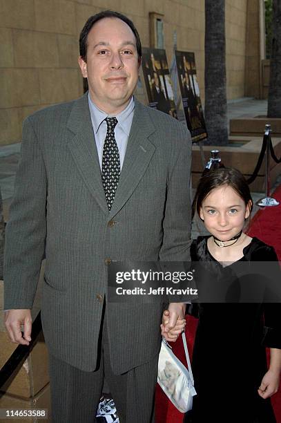 Mark Gordon and daughter Emma during HBO Films Presents "Warm Springs" Premiere - Red Carpet at Egyptian Theatre in Los Angeles, California, United...