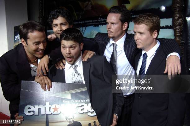 Jeremy Piven, Adrian Grenier, Jerry Ferrara, Kevin Dillon and Kevin Connolly