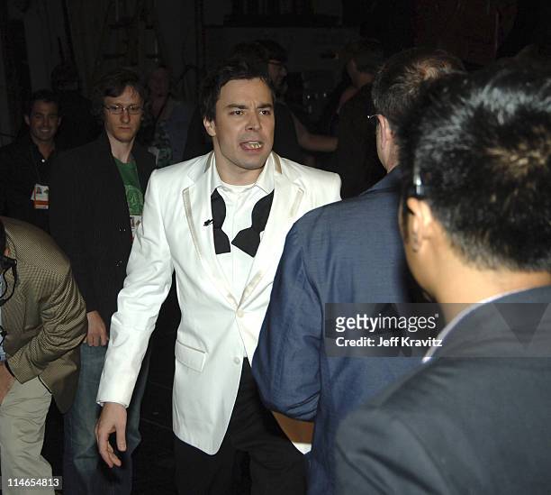 Jimmy Fallon during 2005 MTV Movie Awards - Show at Shrine Auditorium in Los Angeles, California, United States.