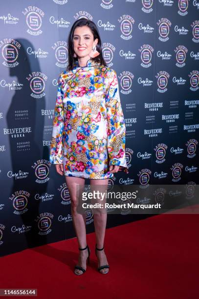 Blanca Romero attends Flower Power Party on May 02, 2019 in Barcelona, Spain.
