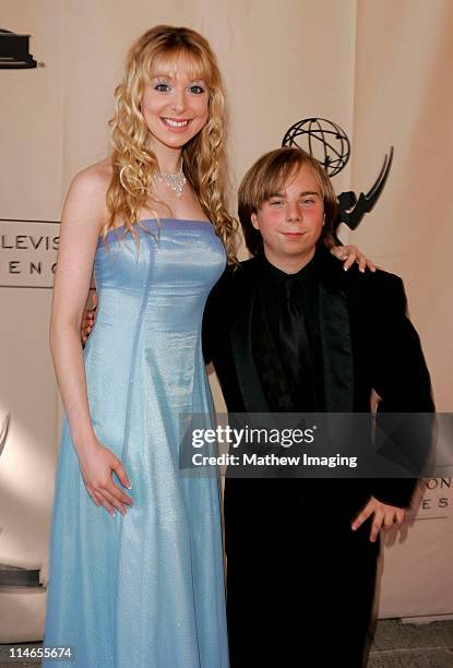 Lisa Foiles and Steven Anthony Lawrence during 57th Annual Los Angeles Area Emmy Awards - Arrivals & Reception at Leonard H. Goldenson Theatre in...