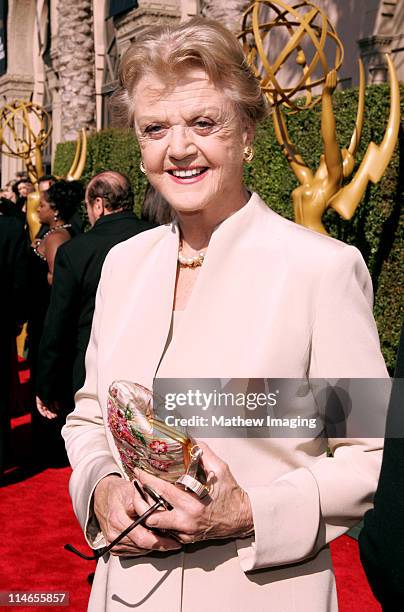 Angela Lansbury during 57th Annual Primetime Creative Arts EMMY Awards - Arrivals & Red Carpet at Shrine Auditorium in Los Angeles, California,...