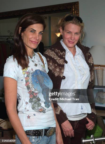 Hilary Shepard and Daryl Hannah during Stylelounge Pre-Emmy Retreat at the Luxe Hotel in Beverly Hills - September 16, 2005 at Luxe Hotel in Beverly...