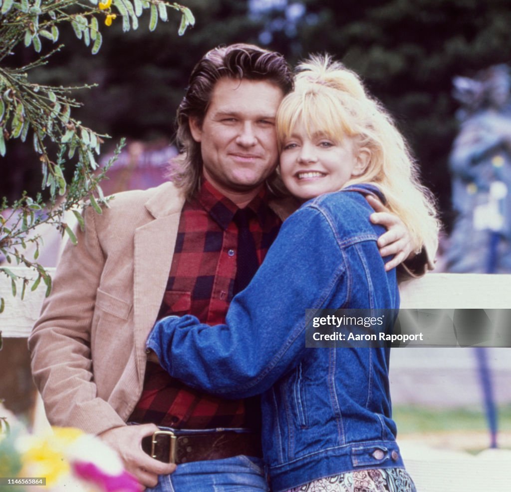 Goldie Hawn and Kurt Russell "Overboard" Portrait Session 1987