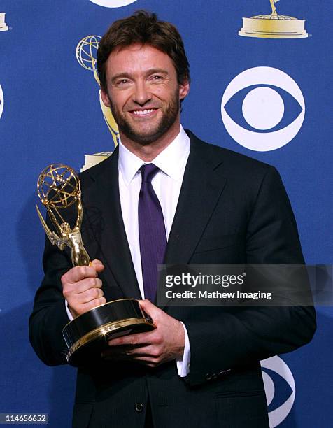 Hugh Jackman, winner of Outstanding Individual Performance in a Variety or Music Program for "The 58th Annual Tony Awards"