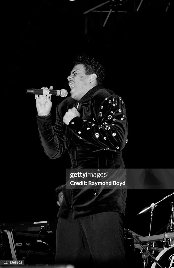 Christopher Rillamas Singer Christopher Williams performs at the Regal Theater in Chicago ...