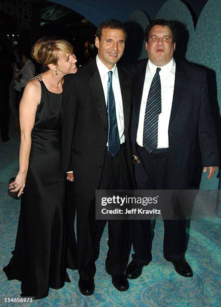 Monica Horan, Phil Rosenthal and Jeff Garlin during 57th Annual Primetime Emmy Awards - HBO After Party at Pacific Design Center in West Hollywood,...