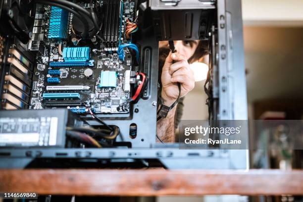 Fix Computer Desktop Repair Of Desktop Computers Photos and Premium High Res Pictures ...