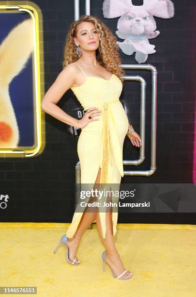 Blake Lively attends "Pokemon Detective Pikachu" U.S. Premiere at Times Square on May 02, 2019 in New York City.