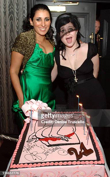 Serena Rees and Kelly Osbourne during Kelly Osbourne and Agent Provocateur Celebrate Their Birthday With "The Greatest Lingerie Show On Earth" at...