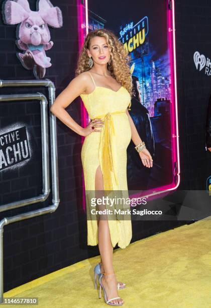 Blake Lively attends the "Pokemon Detective Pikachu" U.S. Premiere at Times Square on May 02, 2019 in New York City.