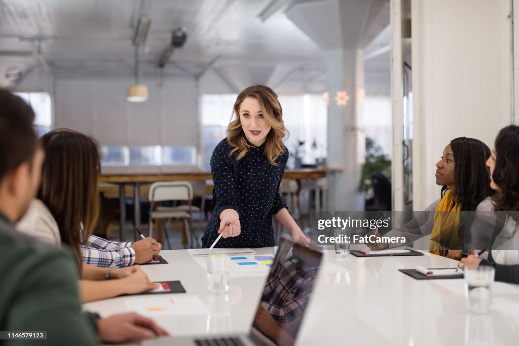 Business Startup teamvergadering