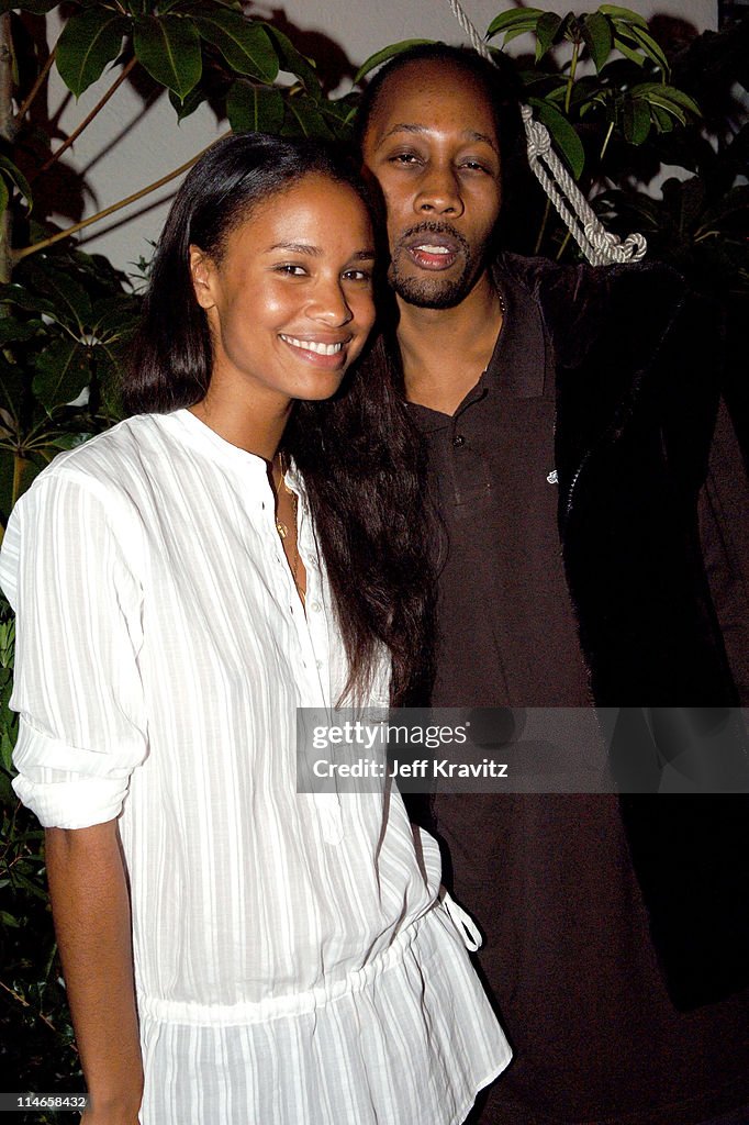 Joy Razz Joy Bryant and RZA during HBO's Annual Pre-Golden Globes Private ...