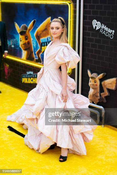 Kathryn Newton attends the 'Pokemon Detective Pikachu' U.S. Premiere at Times Square on May 02, 2019 in New York City.