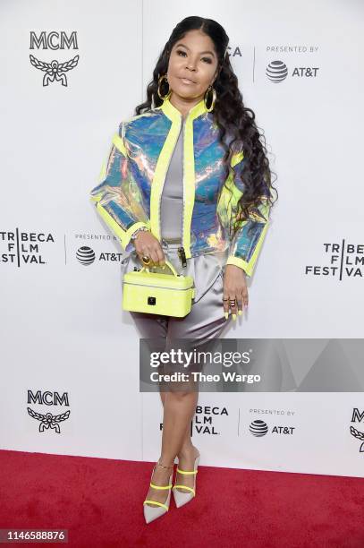 Misa Hylton Brim attends the premiere of "The Remix: Hip Hop x Fashion" at Tribeca Film Festival at Spring Studios on May 02, 2019 in New York City.