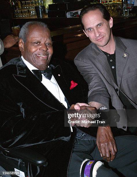 Oscar Peterson and David Grossman, Executive Vice President of The Recording Academy