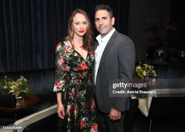 Corinne Keshishian and Producer Ara Keshishian attend the reception for Netflix's "Extremely Wicked, Shockingly Evil and Vile" Tribeca Film Festival...