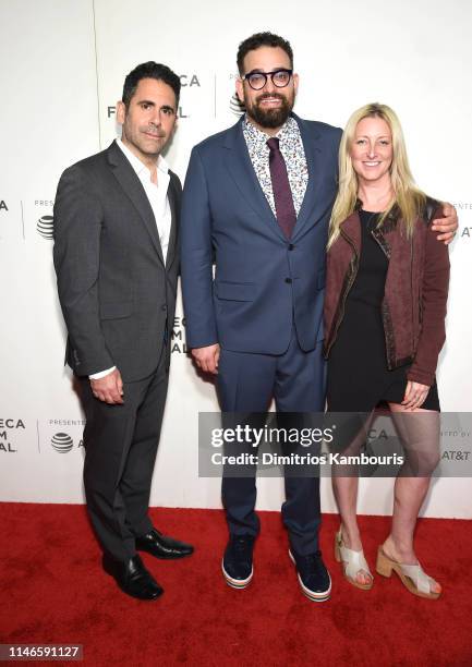 Ara Keshishian, Michael Simkin and guest attend "Extremely Wicked, Shockingly Evil And Vile" - 2019 Tribeca Film Festival at BMCC Tribeca PAC on May...