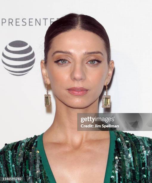 Actress Angela Sarafyan attends the screening of "Extremely Wicked, Shockingly Evil and Vile" during the 2019 Tribeca Film Festival at BMCC Tribeca...
