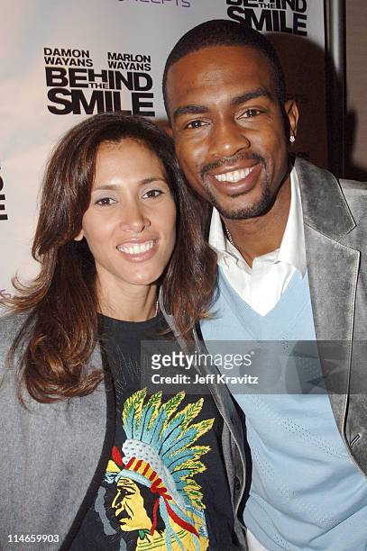Bill Bellamy and his wife during 2006 U.S. Comedy Arts Festival Aspen - "Behind the Smile" Party at Sky Hotel in Aspen, Colorado, United States.