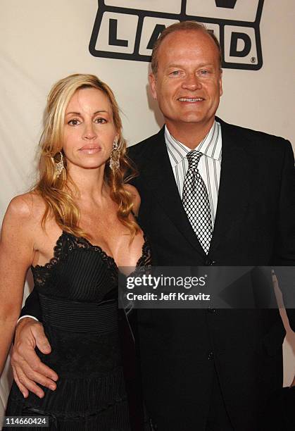 Kelsey Grammer and Camille Grammer during 2006 TV Land Awards - Red Carpet at Barker Hangar in Santa Monica, California, United States.