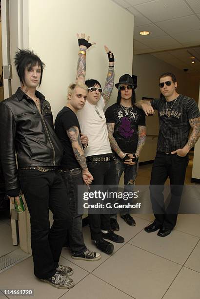 Avenge Sevenfold during Bo Bice, Raconteurs and Avenged Sevenfold Visit FUSE's "Daily Download" - April 4, 2006 at FUSE Studios in New York City, New...