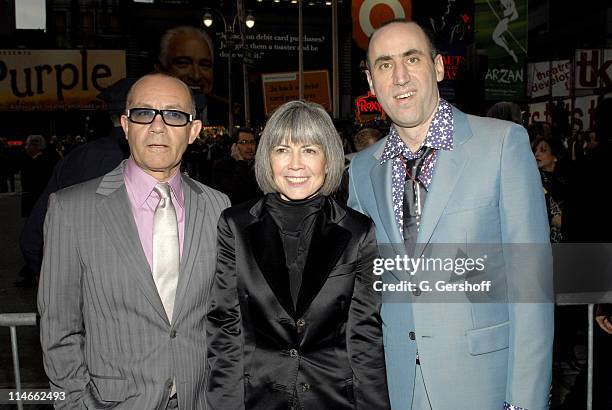 Bernie Taupin, Anne Rice and Robert Jess Roth, director.