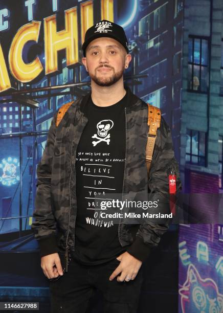 Damien O'Brien attends the "Pokémon Detective Pikachu" London Pop Up at Covent Garden on May 02, 2019 in London, England.
