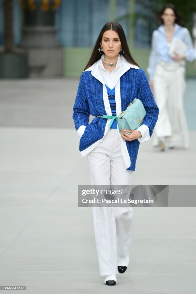 Chanel Cruise Collection 2020 : Runway At Grand Palais In Paris