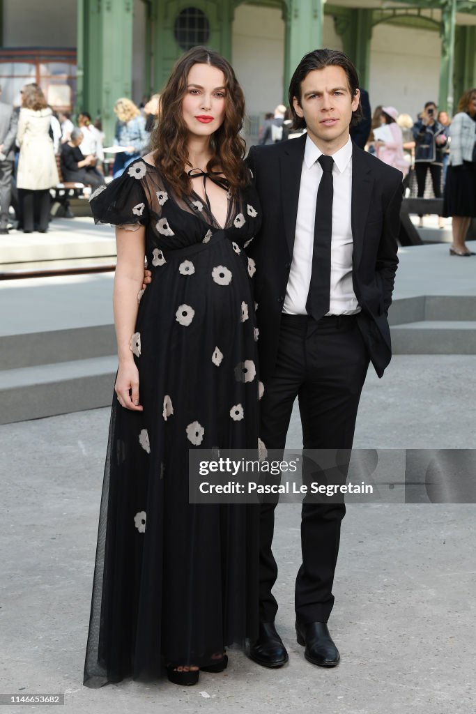 Keira Knightley and James Righton attend the Chanel Cruise 2020... News ...