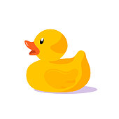 Rubber duck vector illustration