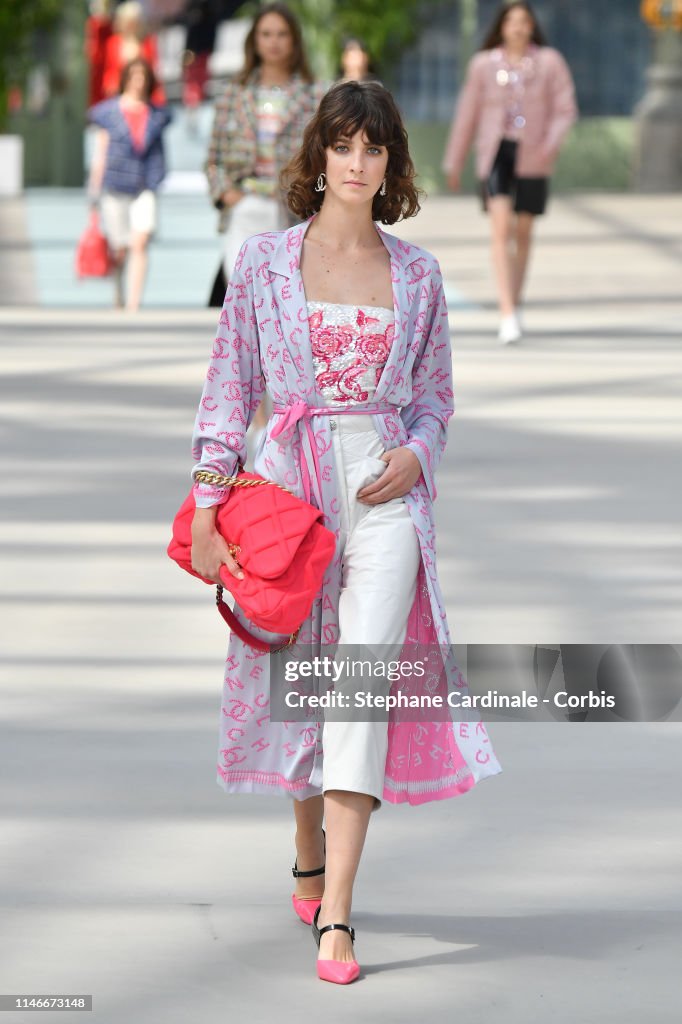 Chanel Cruise Collection 2020 : Runway At Grand Palais In Paris