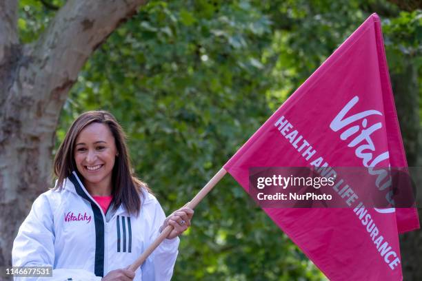 Jessica Ennis-Hill during the Vitality London 10K, in London, United Kingdom, on May 27, 2019.