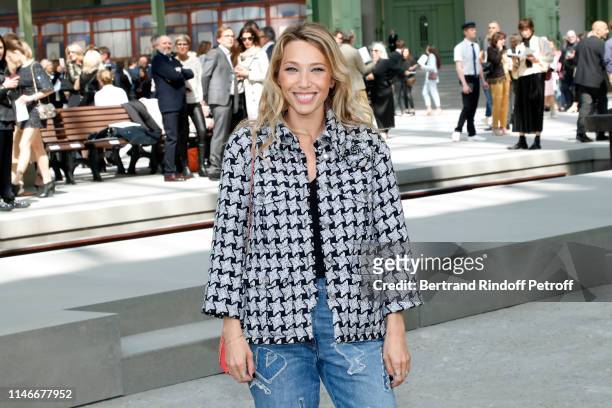 Laura Smet attends the Chanel Cruise Collection 2020 : Front Row at Le Grand Palais on May 03, 2019 in Paris, France.