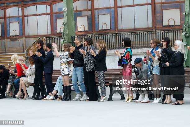 Claudia Schiffer, Carine Roitfeld, Gaspard Ulliel, Guillaume Gouix, Lily Taieb, Lily-Rose Depp, a guest, Alma Jodorowsky, Joana Preiss, Nana Komatsu,...