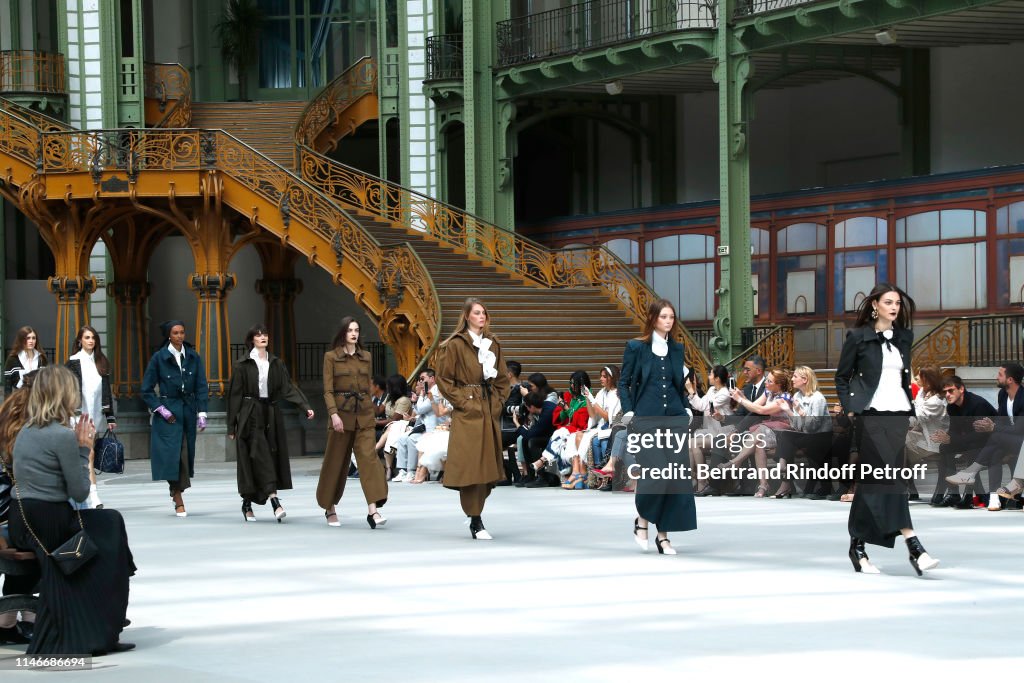 Chanel Cruise Collection 2020 : Runway At Grand Palais In Paris