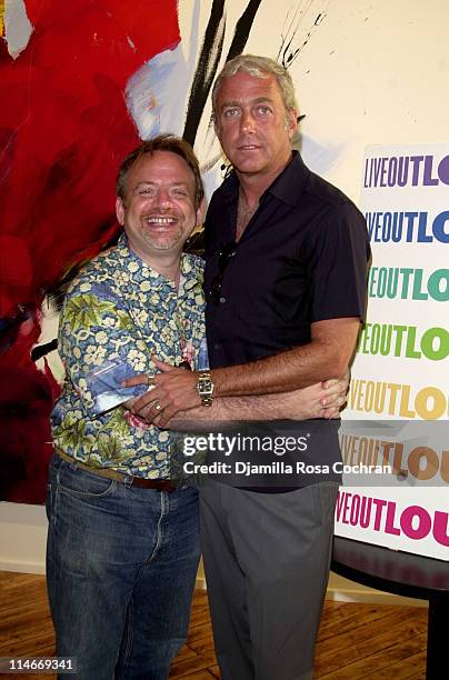 Marc Shaiman and Scott Wittman during Marc Shaiman and Scott Wittman Host a Gala for LIVE OUT LOUD at Chelsea Art Museum in New York City, New York,...