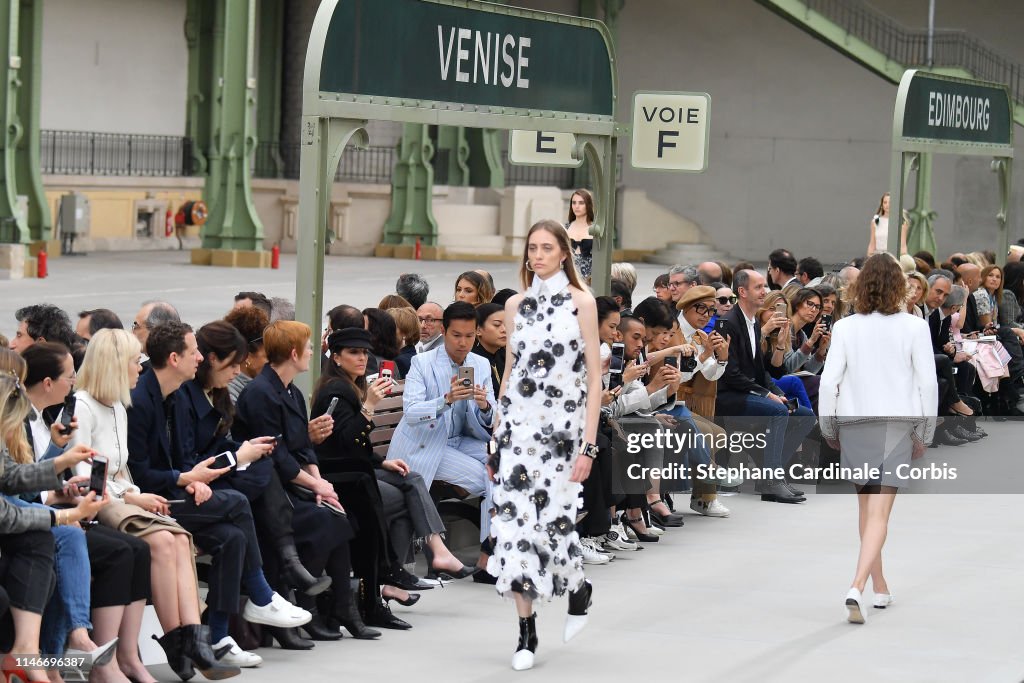 Chanel Cruise Collection 2020 : Runway At Grand Palais In Paris