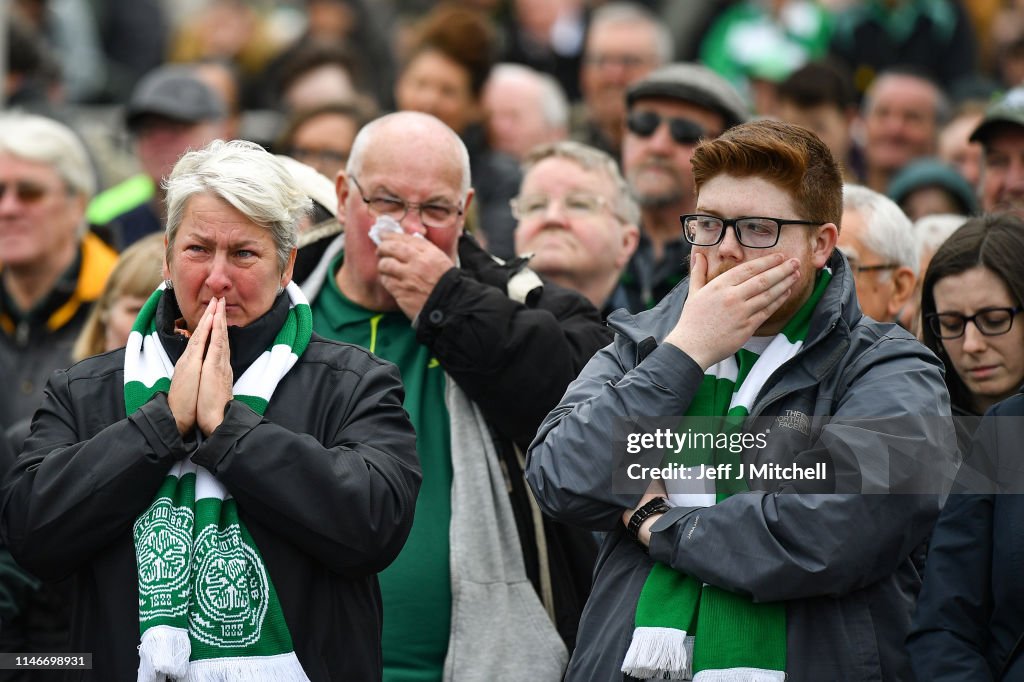 Funeral Of Lisbon Lion Billy McNeill Takes Place At Celtic Park