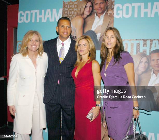 Lori Burgess, Alex Rodriguez, Cynthia Rodriguez and Cristina Greeven Cuomo