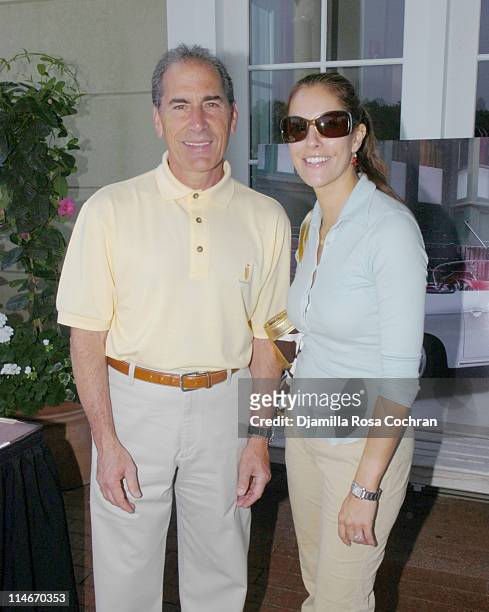 Stanley Pine and Cristina Cuomo during Pirelli Pzero Watches Presents The 2nd Annual Hamptons Golf Classic at Hampton Hills Golf & Country Club in...